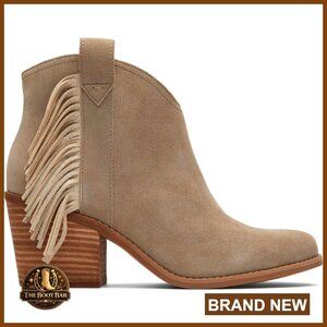 Suede Ankle Boots with OrthoLite Insoles, Western Inspired